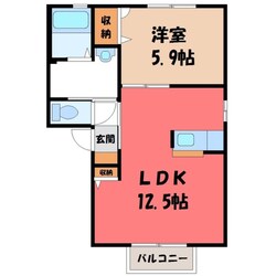 ヴューテラスの物件間取画像